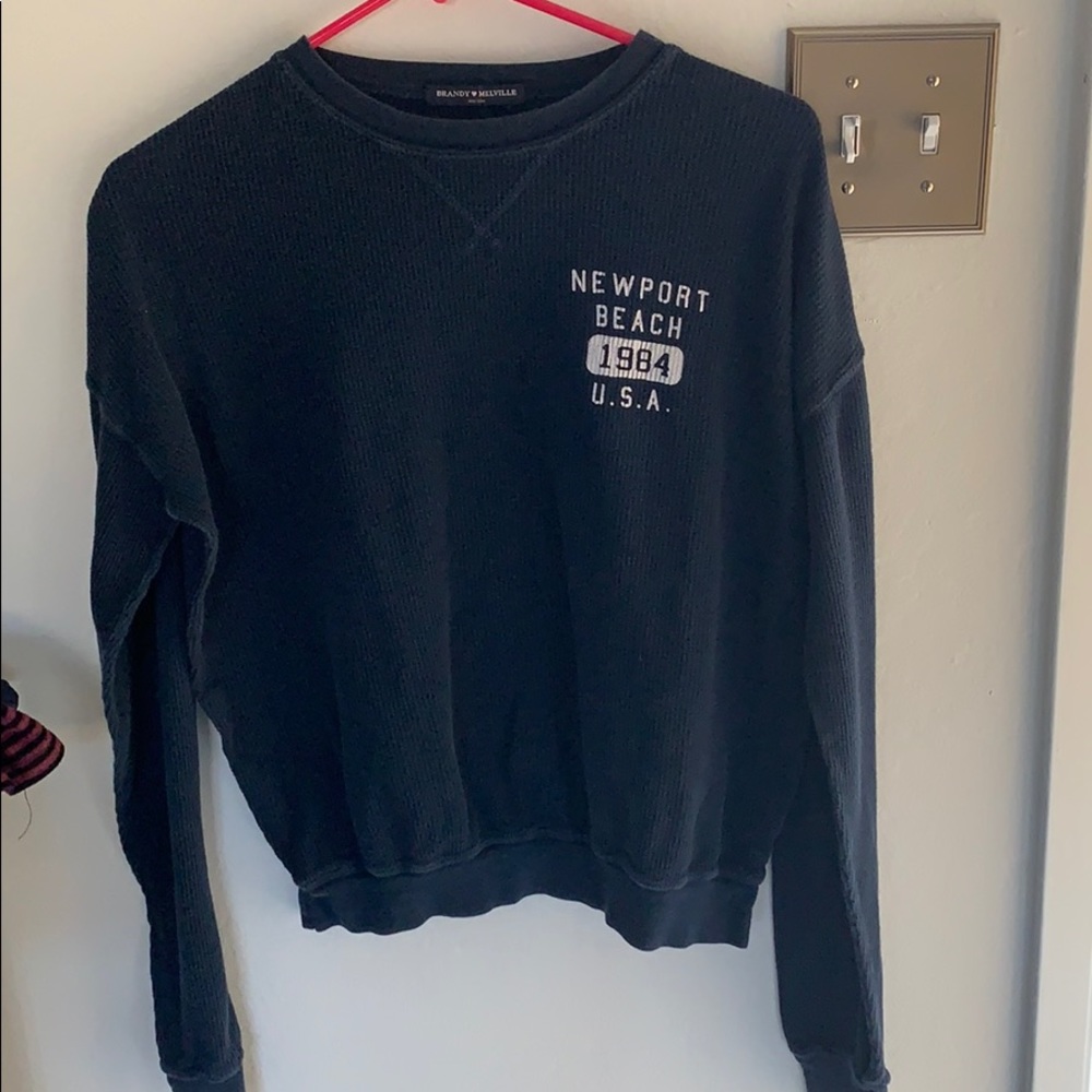 brandy melville newport beach waffle top
